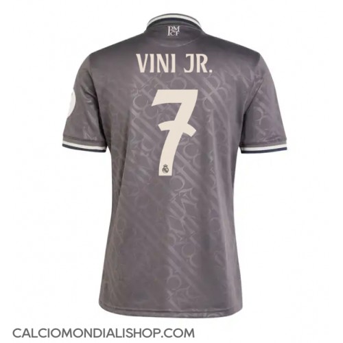 Maglie da calcio Real Madrid Vinicius Junior #7 Terza Maglia 2024-25 Manica Corta